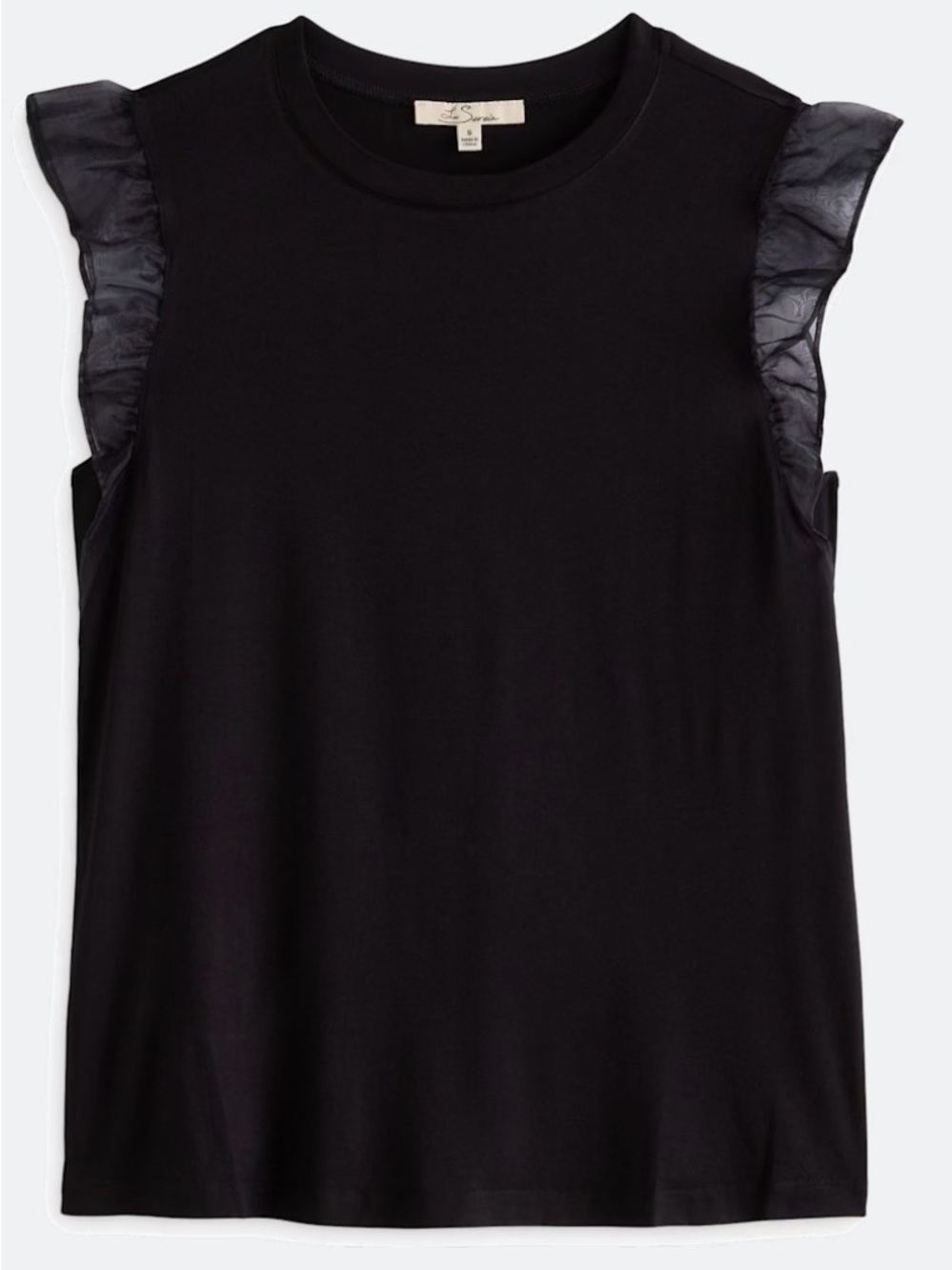 Les Serein Peira Flutter Knit Women's Top